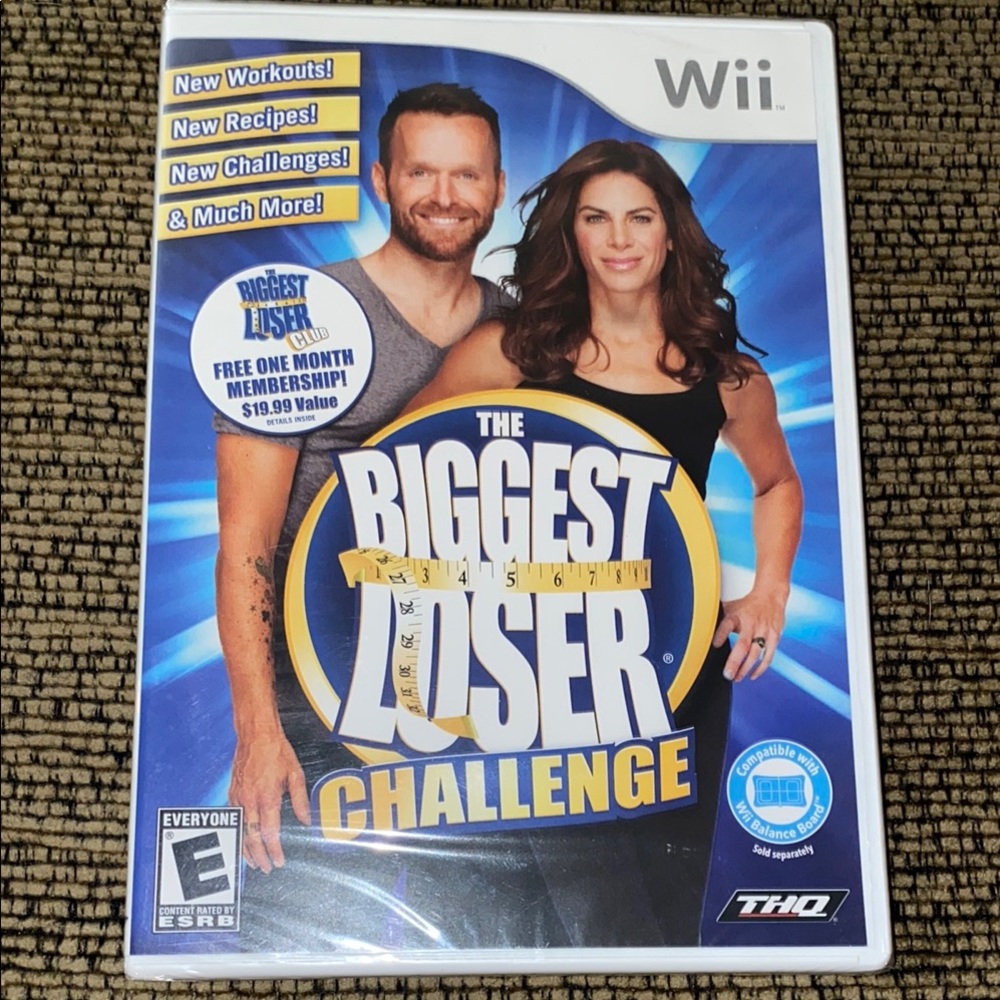 🎈Sale🎈NWT Sealed Wii The Biggest Loser Challenge Game